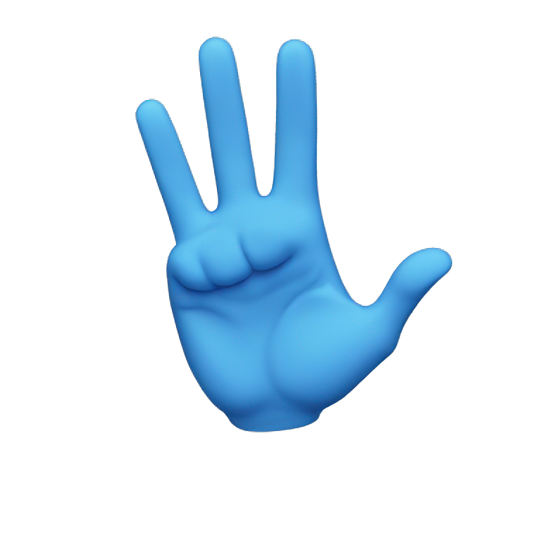 Hands pointing  emoji