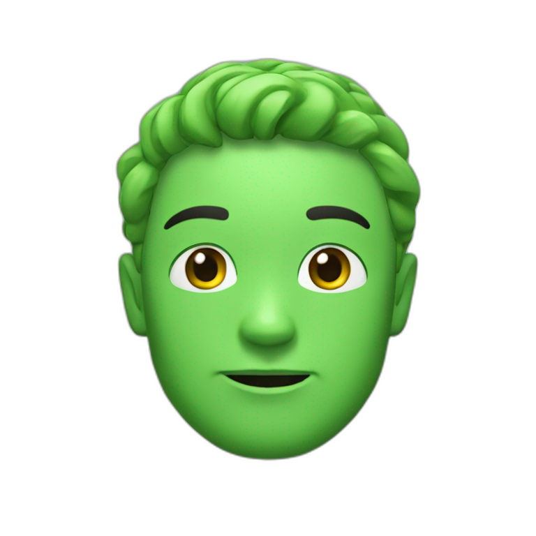 XR verde emoji