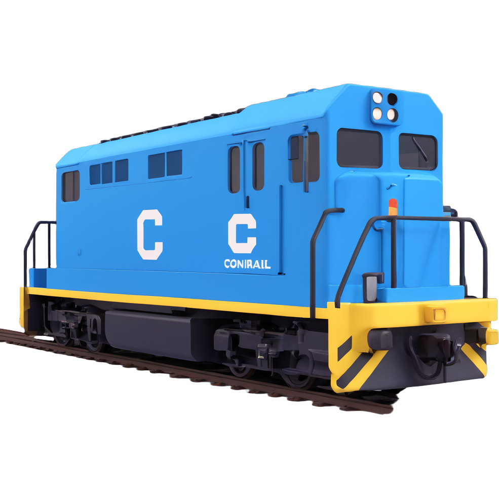 Conrail electric boxy locomotive Sticker