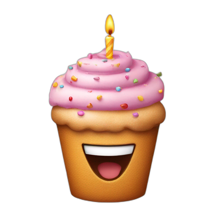 Happy birthday emoji