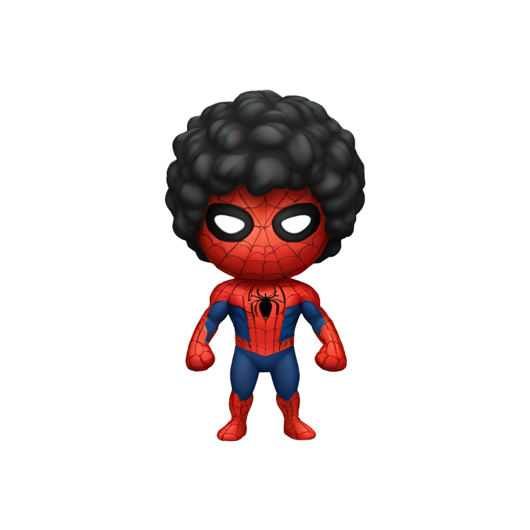 spiderman black emoji