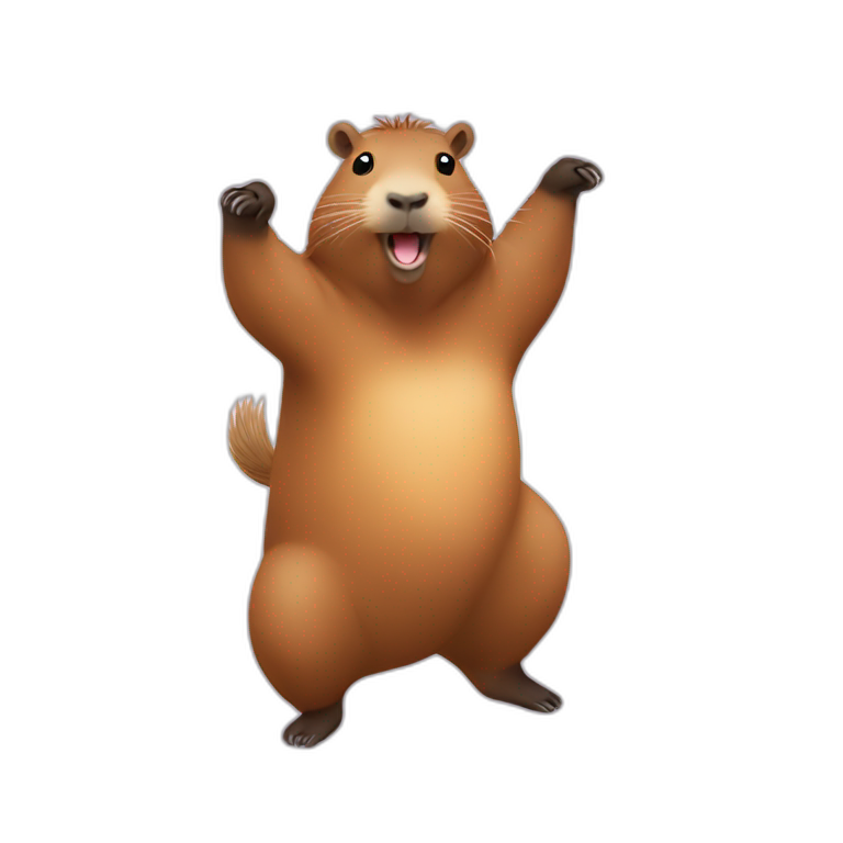 capybara dancing emoji