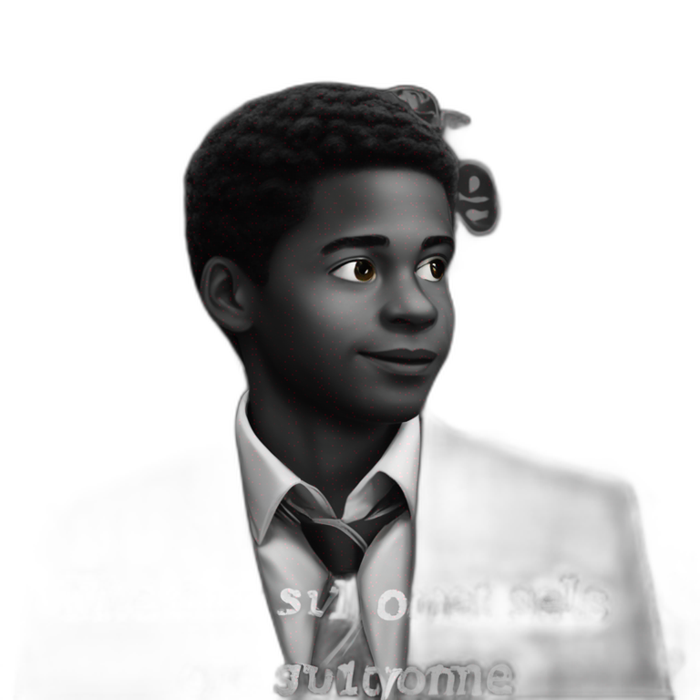 "Monochrome Suit Meme Solo" emoji