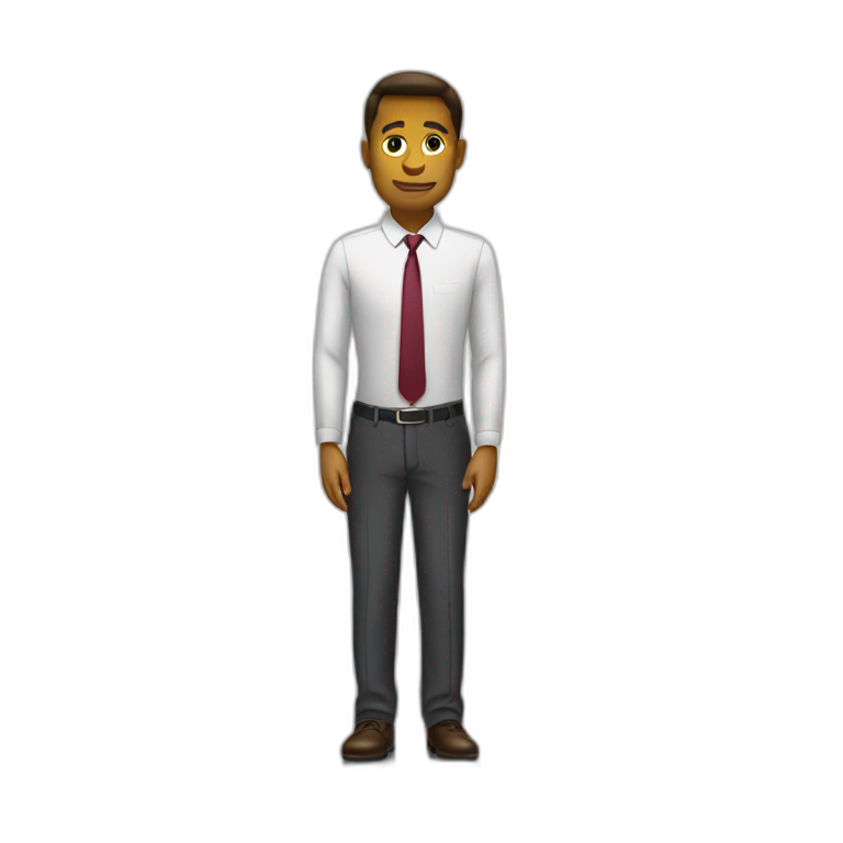 Standing on business  emoji