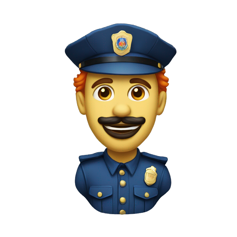Payaso policía  emoji