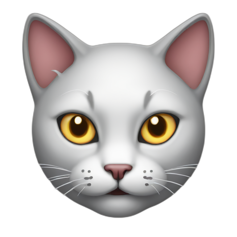 evil cat emoji