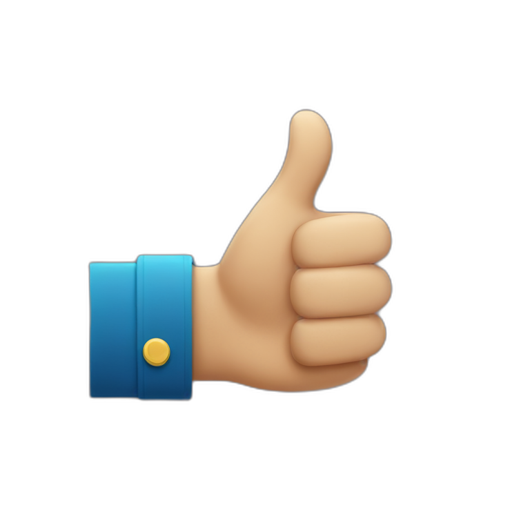 Thumbs up with both hands emoji