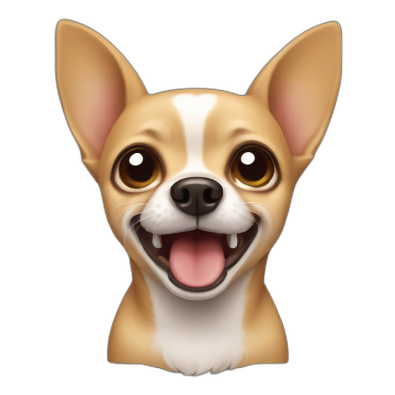 chihuahua barking emoji