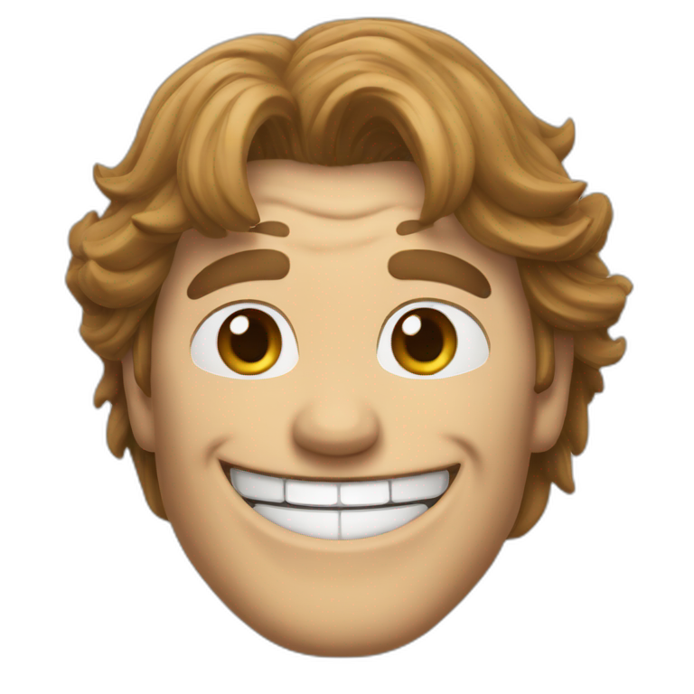 Conan with happy smile emoji