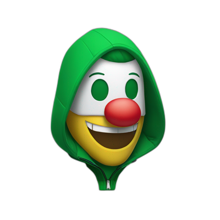 Joker with Lacoste puffer jacket emoji