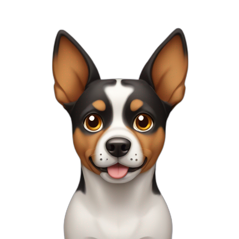 dog with pointy ears emoji