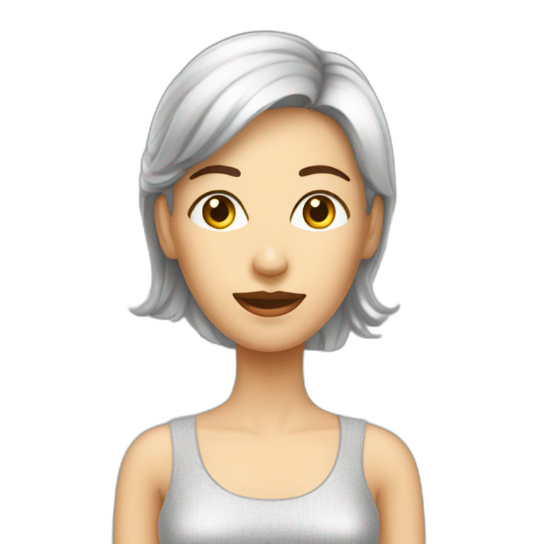 adult woman, Transparent fabric dress, safe for work emoji