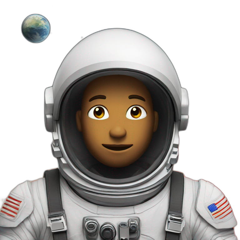 Elon in space emoji
