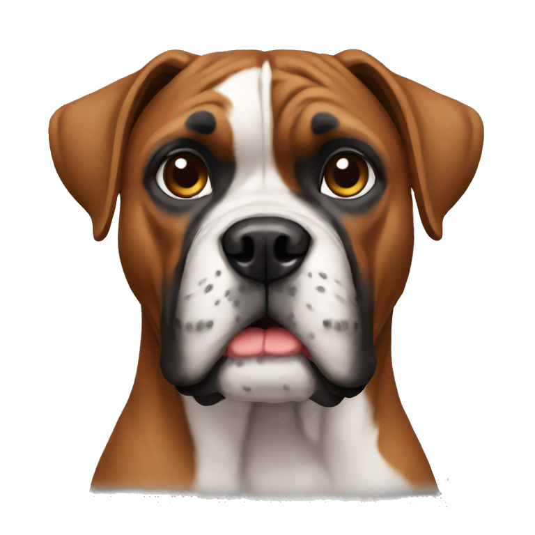  boxer dog  emoji