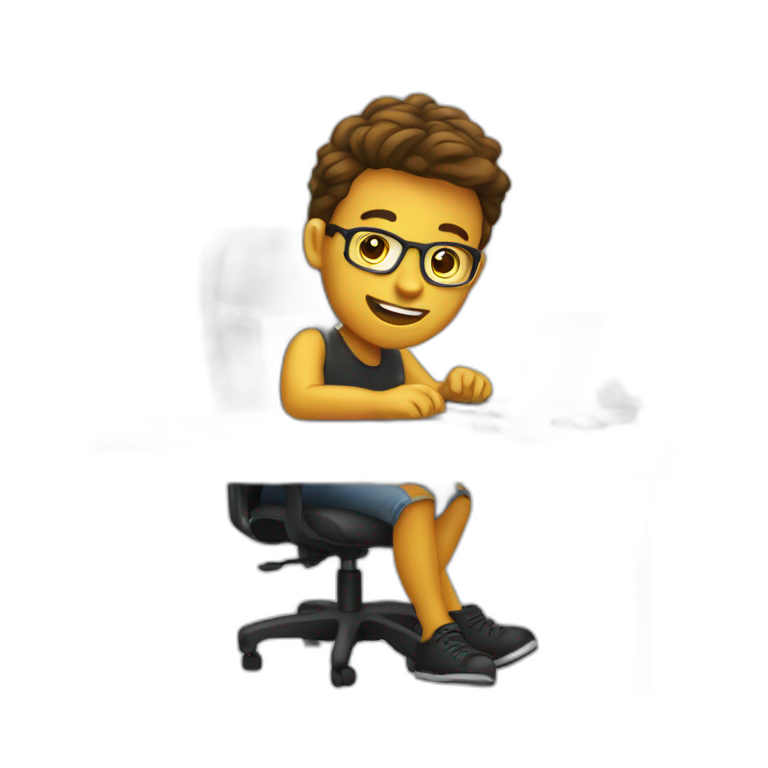 graphic-designer-at-desk emoji