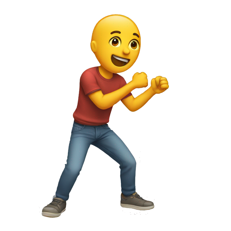 Knee slapping emoji