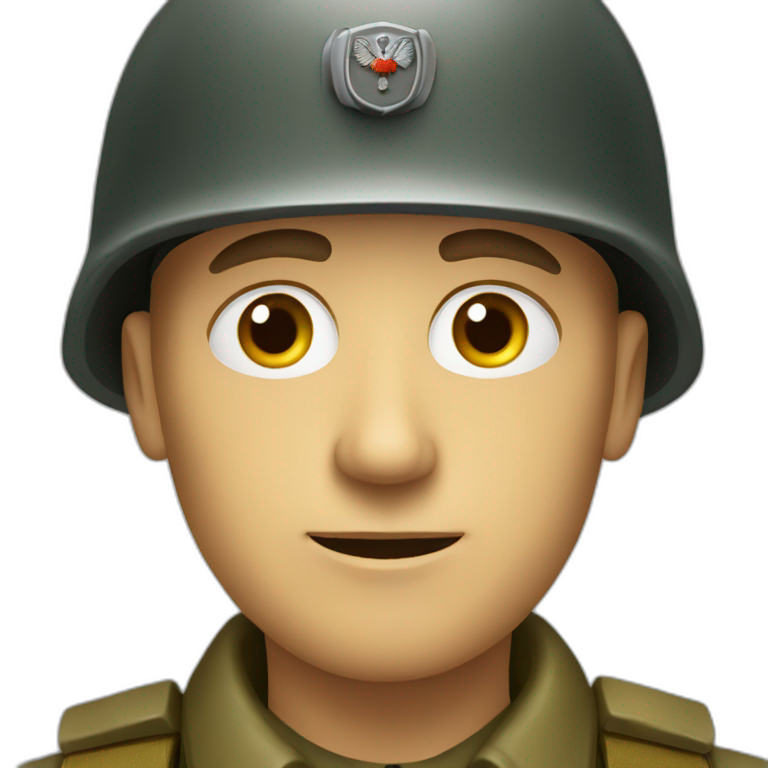 german soldier from second world war emoji