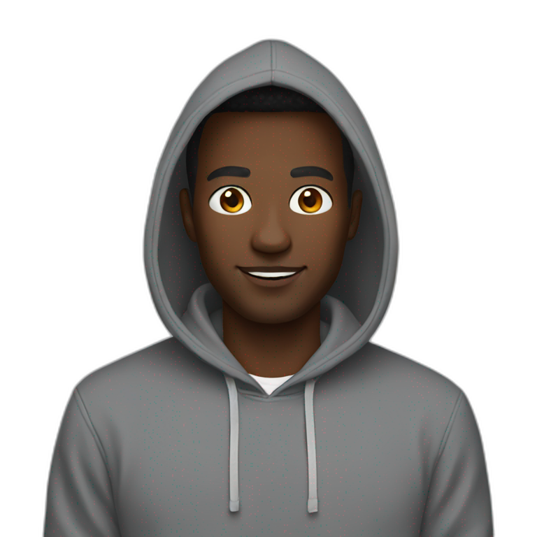 MKBHD with hoodie emoji AI Emoji Generator