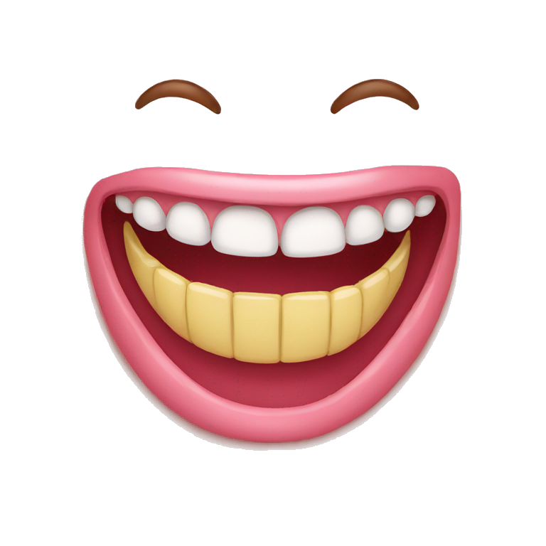 open smiling mouth emoji