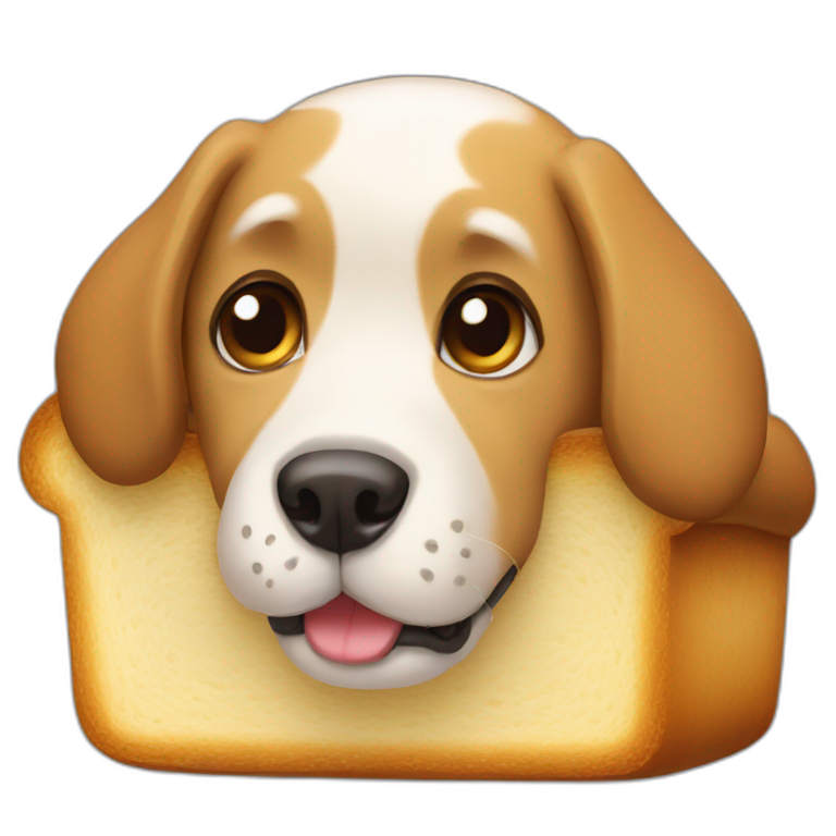 Dog loaf emoji