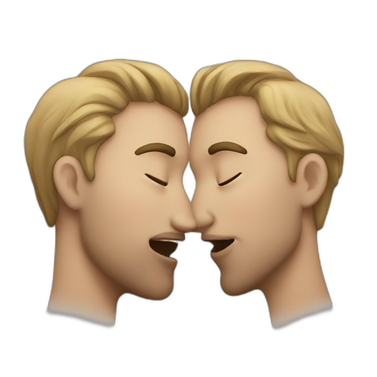 2 people kissing emoji