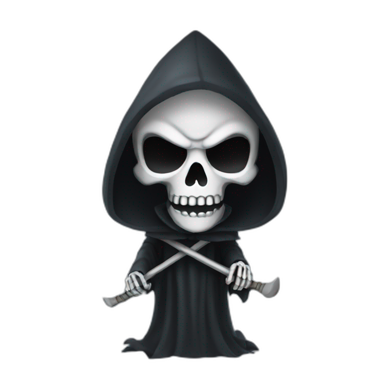 grim reaper timesheet emoji