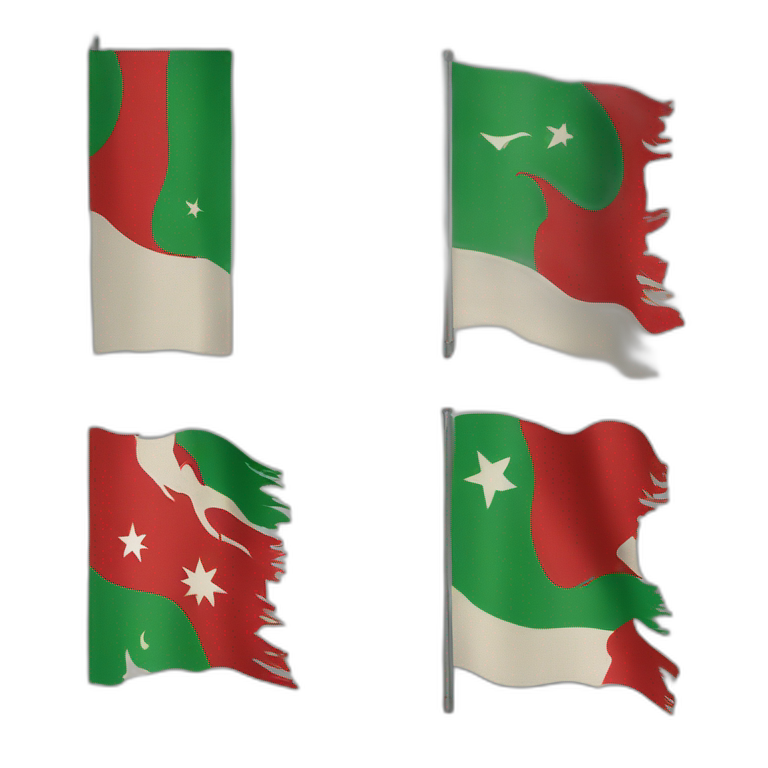 Doğu Türkistan Flag emoji