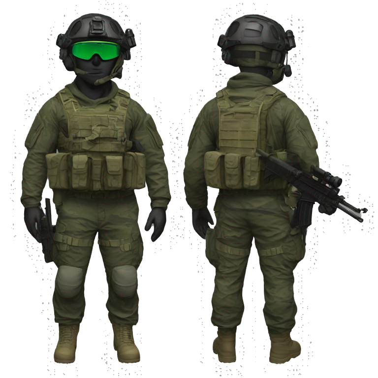 us special force operator with pvs 31 night vision goggles  emoji