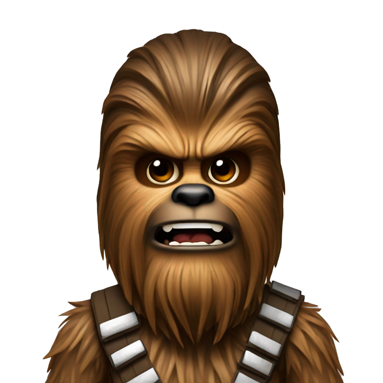 Chewbacca shoked emoji