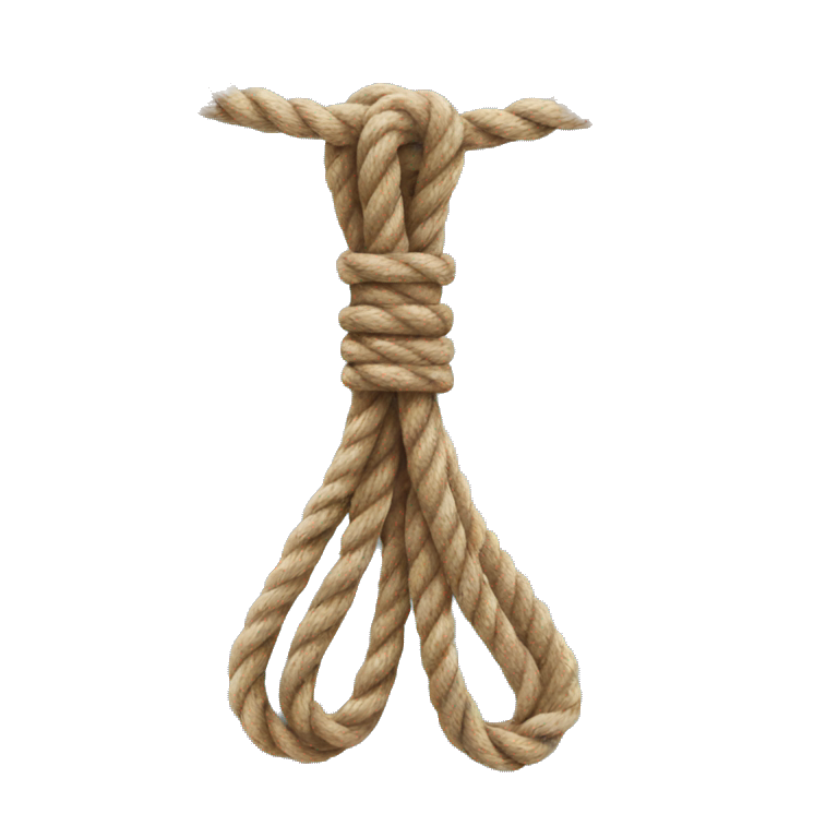 Hanging rope emoji
