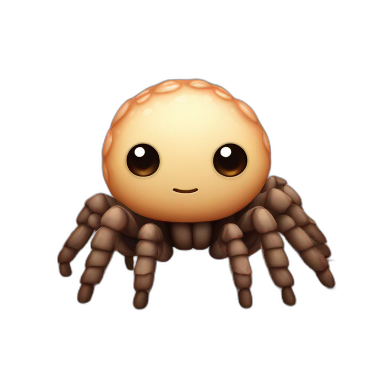 Cute little Chubby Tarantula  emoji