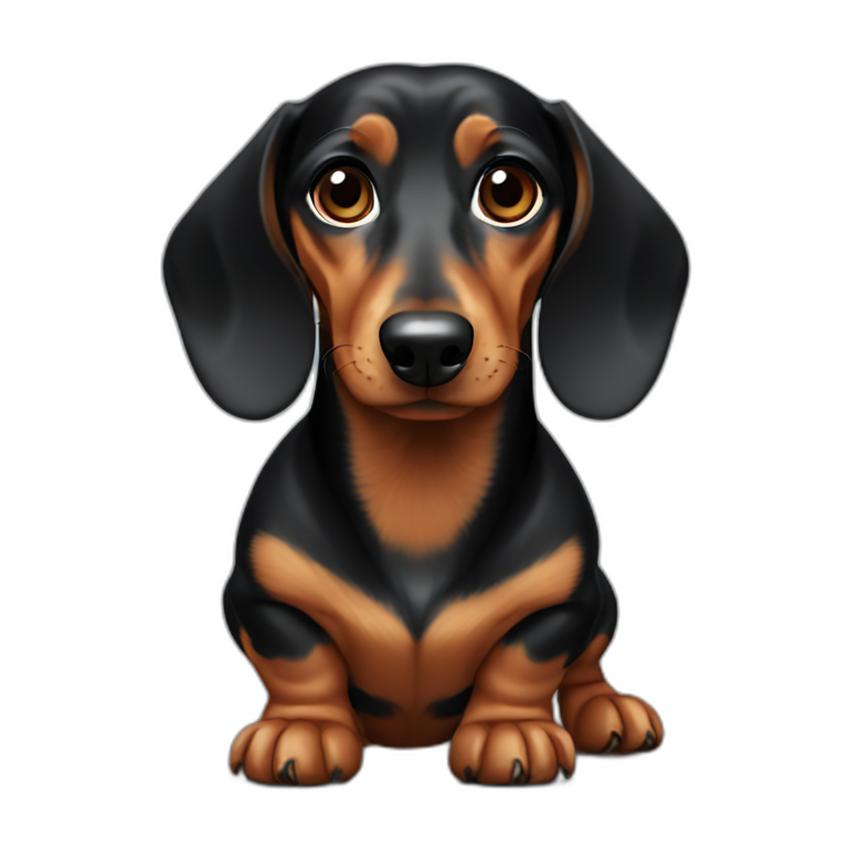 All dachshund body emoji