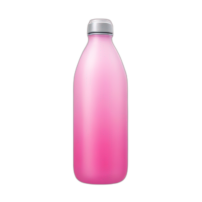 pink water bottle emoji