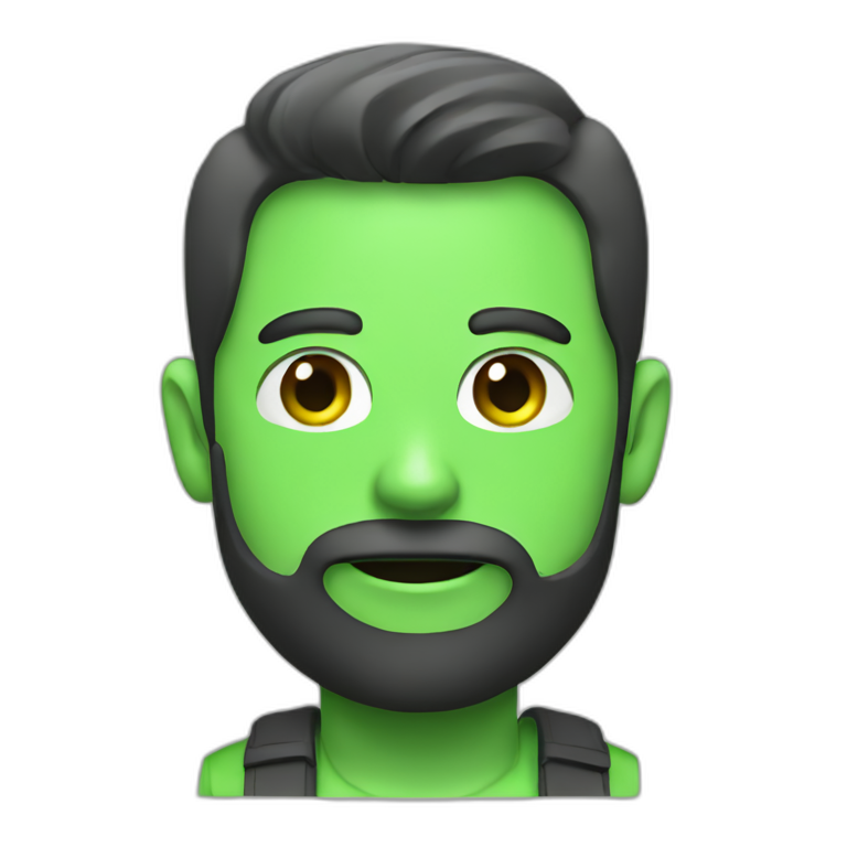 terminal with green >_ emoji