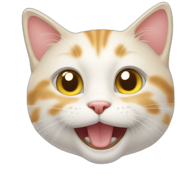 Happy cat emoji