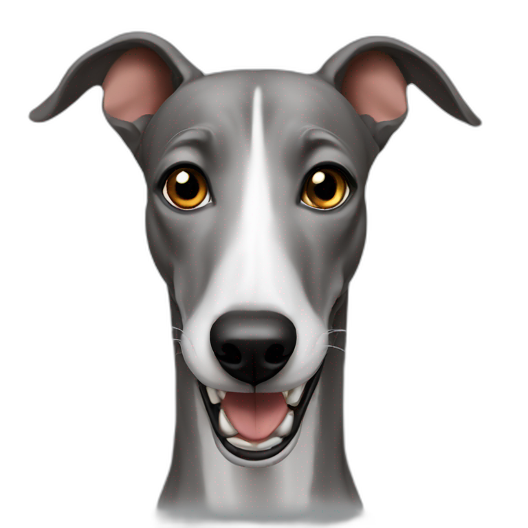Greyhound racing emoji