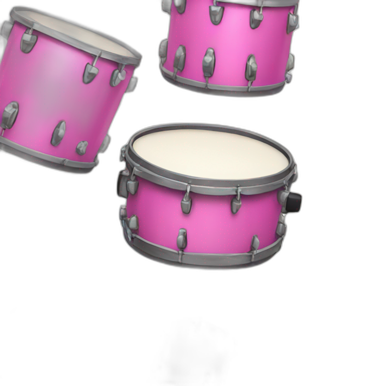 pink drums  emoji