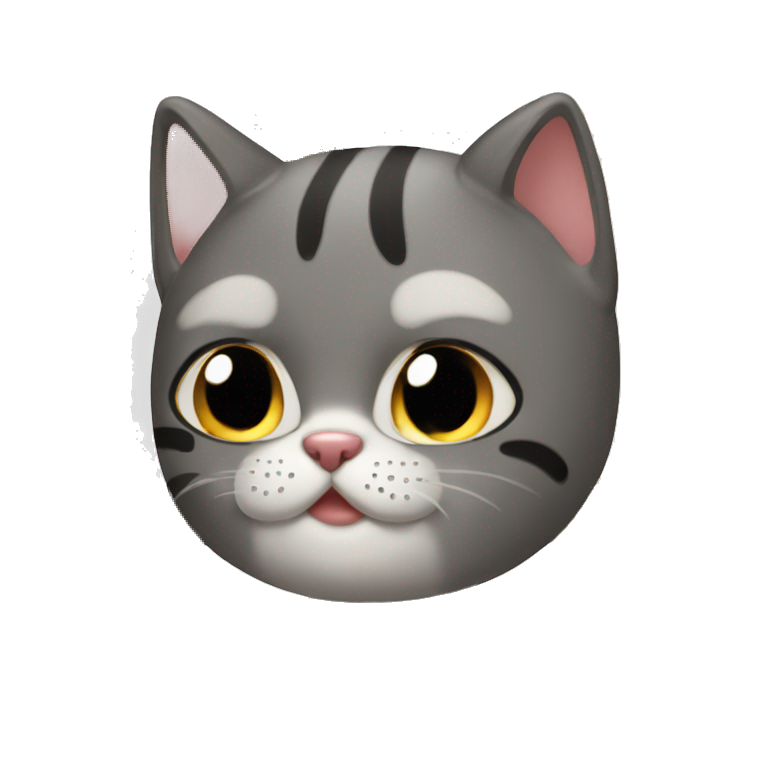 Pat on the head cat emoji