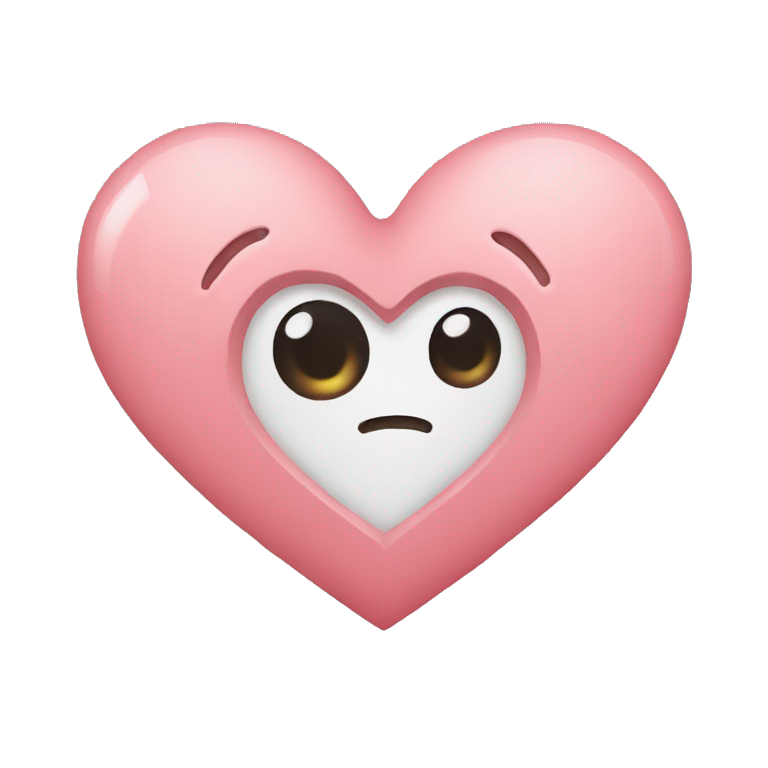 Heart with 𝓙 inside emoji
