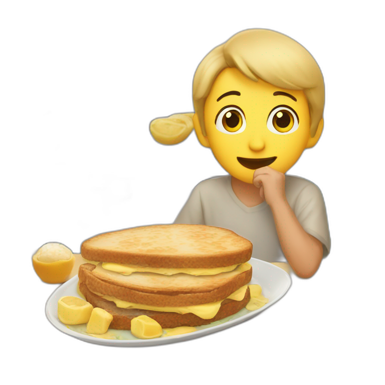 Ein paar am Frühstück emoji