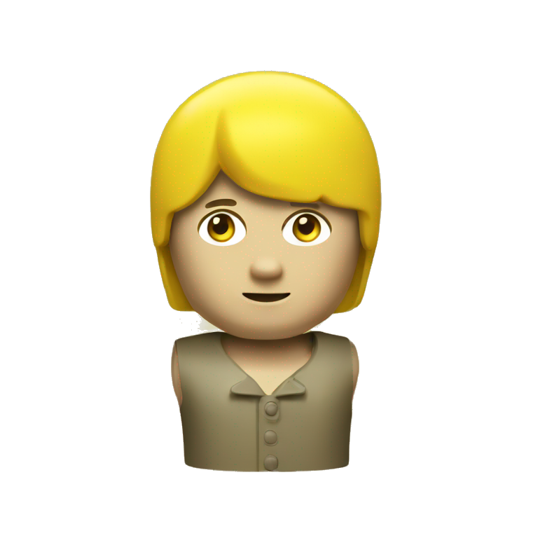 Playmobil yellow head emoji