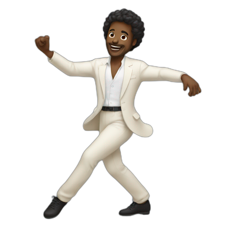 Dancing black man emoji