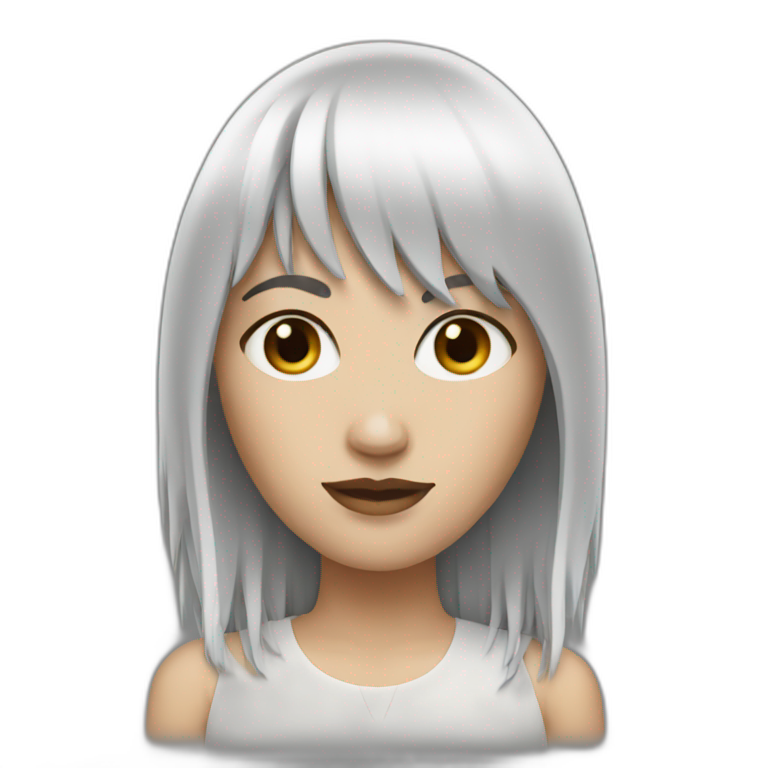 white-woman-with-black-hair-fringe emoji