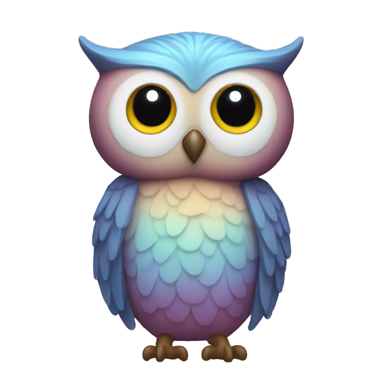 candy night owl emoji