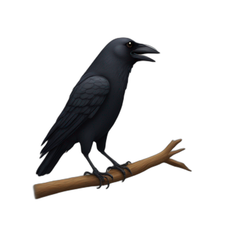Crow  emoji