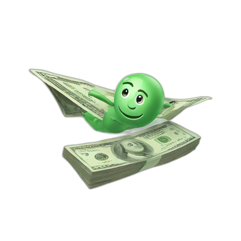 money flying emoji