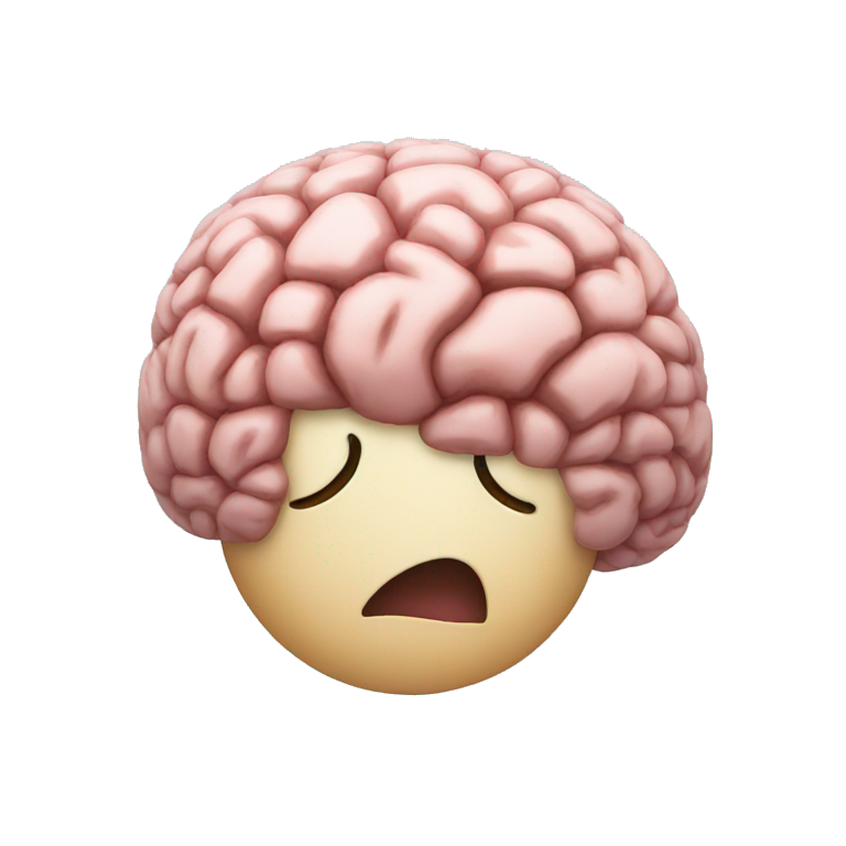 Brain freeze emoji