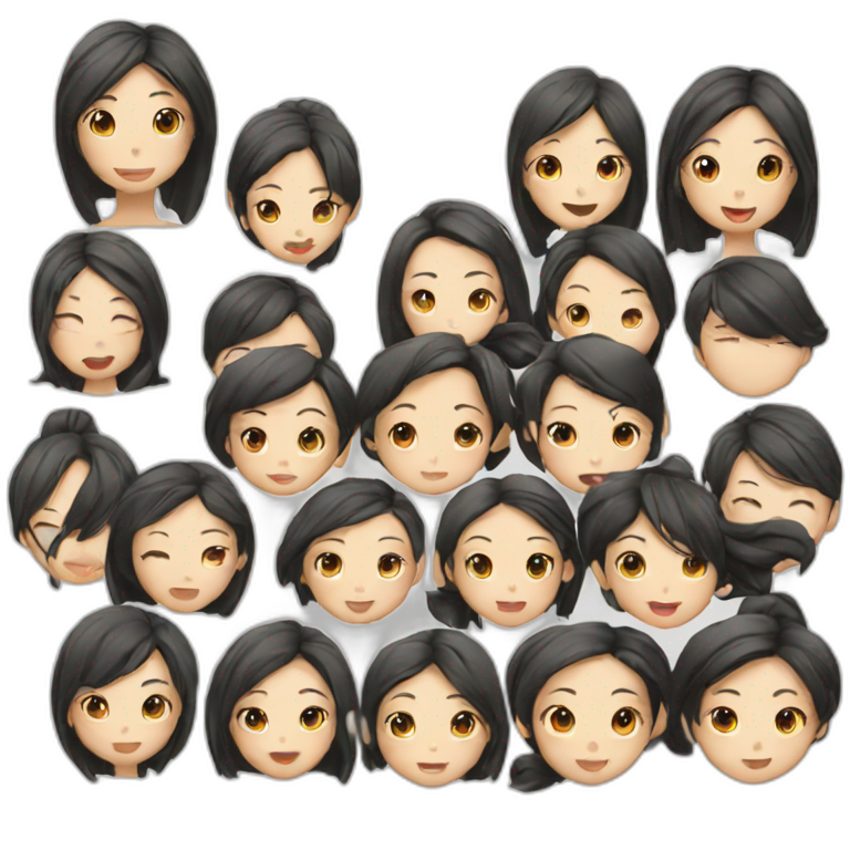 Group-of-twelve-asian-girls emoji