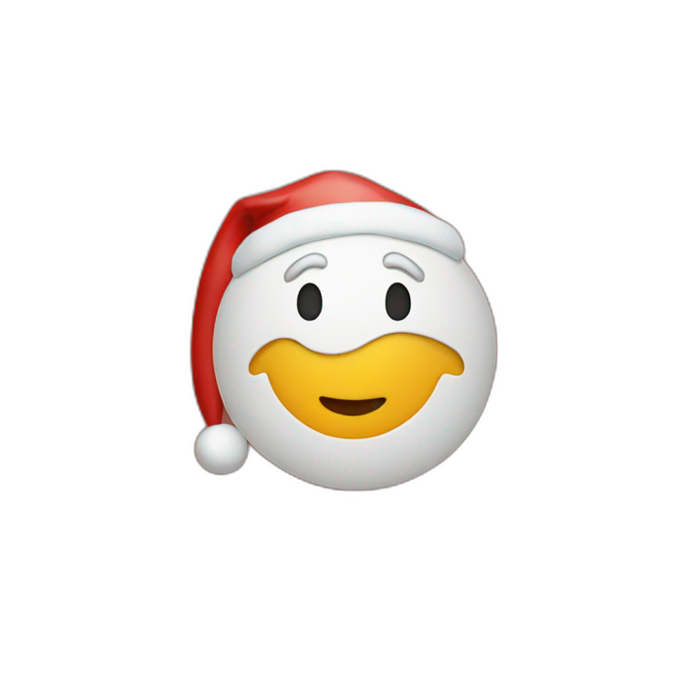 a sign that says Merry Christmas emoji