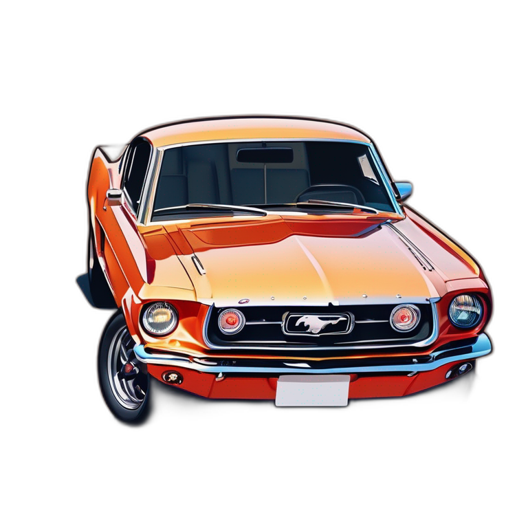 Ford Mustang emoji